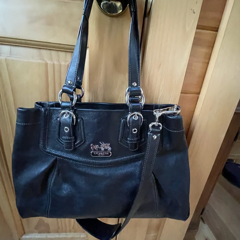 Coach Madison Carryall Satchel #14574 in Black
